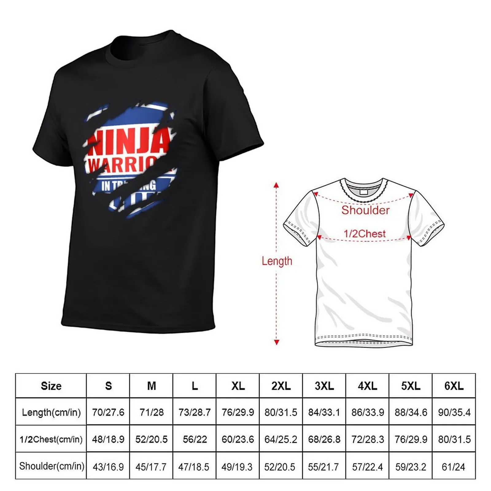 Ninja Warrior Training T-shirt Summer Sportswear Fans Customize Design Their Own Solid Color T-shirt W241223