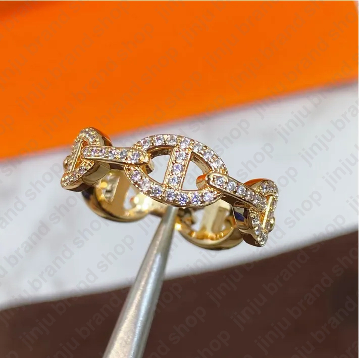 rings mens dia gold jewellery Rose Gold Copper Classic Wedding designer sier jewelry wed ring for woman gifts