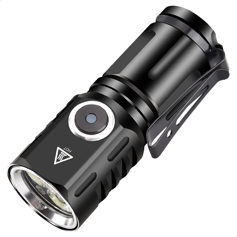 Wurkkos TS10 V2 14500 Powerful Mini EDC Flashlight with 3* 90 CRI LEDs and 3* RGB Aux LEDs Anduril 2.0 Max 1400lm IPX8 Torch 241107