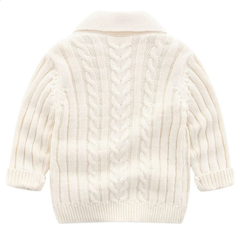 Kids Jacket Handsome Baby Boys Knitting Sweaters Children Clothing Girls Cardigan Baby Spring Autumn Outfit Coat Costumes 241223