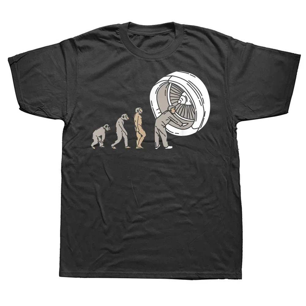 Interesting Aircraft Machinery Aircraft Maintenance Technician T-shirt Graphic Streetwear Short Sleeve Birthday Gift Summer T-shirt W241223