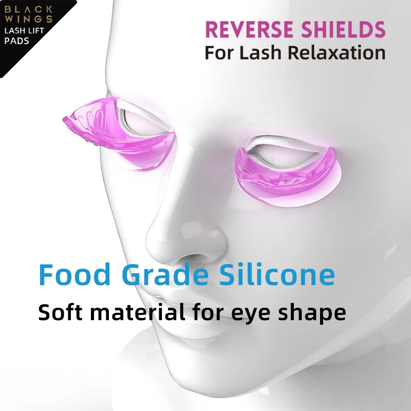 Reverse Shields rEyelash ing Curler Lift Pads Eyelash Pads Rods For LashLift Silicone For Eyelashes Makeup Beauty Too 250103