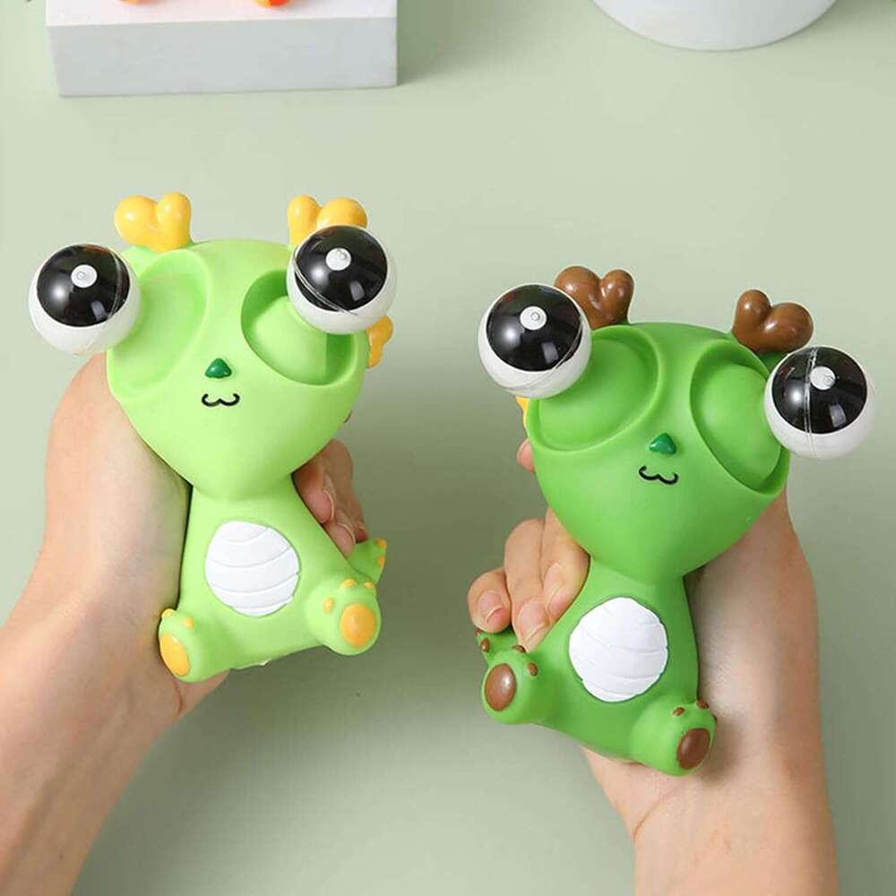 Popping Out Eyes Dragon Sensory Fidget Toys Stress Relienti-Anxiety for Kids Adult Children Autistic Squeeze Toy