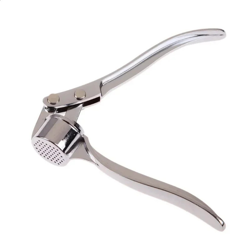 Garlic press grinder kitchen stainless steel garlic crusher extruder manual press grinding tools kitchen accessories 241223