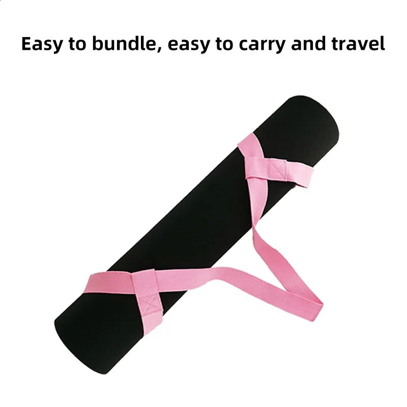 Portable Yoga Mat Strap Belts Adjustable Storage Ties Sports Sling Shoulder Carry Belt Exercise Stretch Fitness Equiment 241216