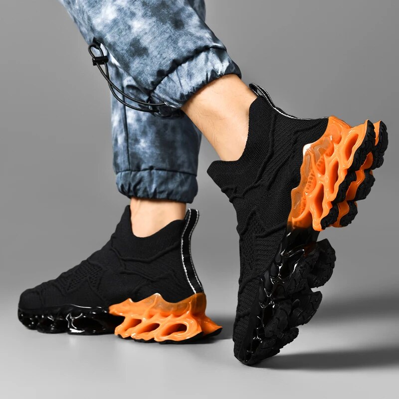 Lexsan Men Shoes Sneakers Male Tenis Luxury Designer Shoes Mens Casual Platform Shoe Fashion Blade Loafers Running Shoe for Men