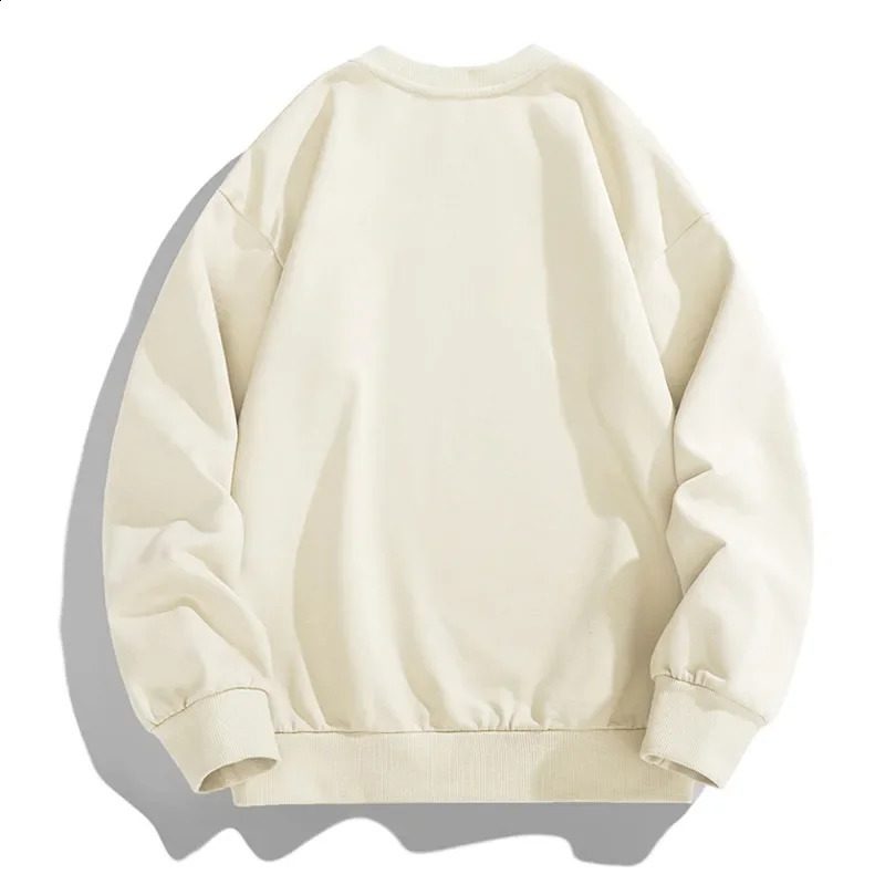 Sweatshirt Men Round Neck Pullover Autumn Spring Long Sleeved T-shirts Man Print Hoodies Round Neck Pullover Fashion Hip Hop 241220