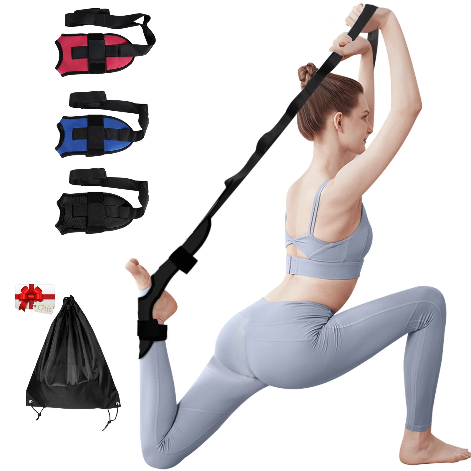 Fascia Stretcher Finally Flexible Again Yoga Strap Fasciitis Leg Training And Exercises Dance Gymnastics Ballet Stretching 241216