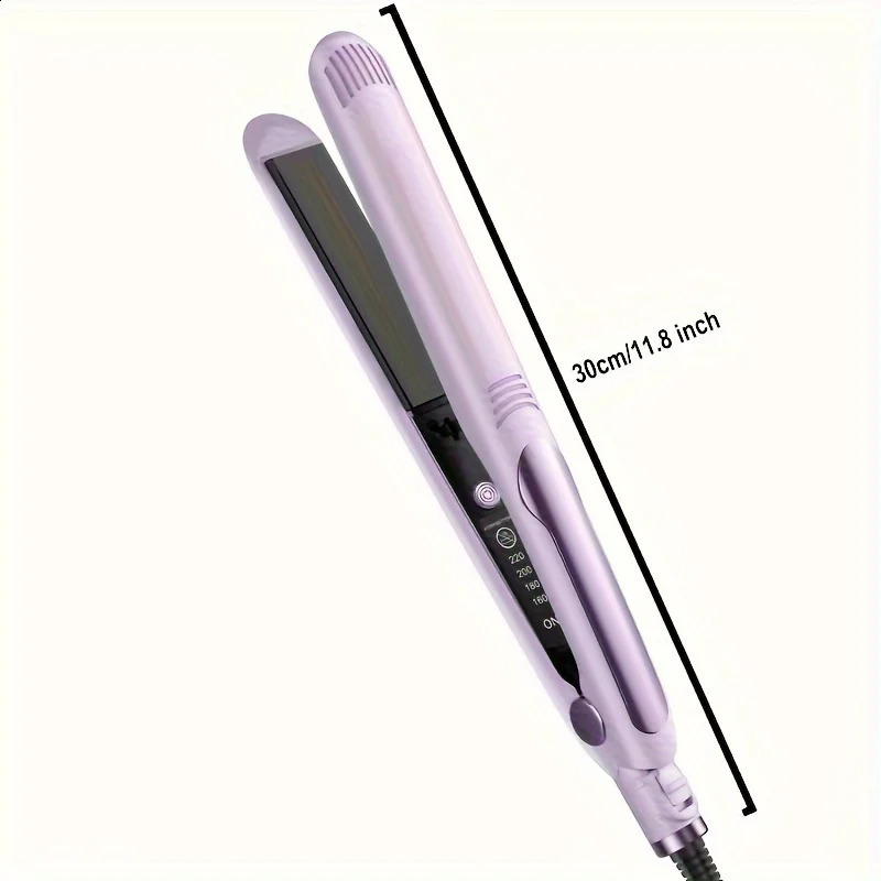 Flat Iron Hair Straightener 2 In 1 Professional Hair Straightener Hair Iron Curling Straightening Irons 241224