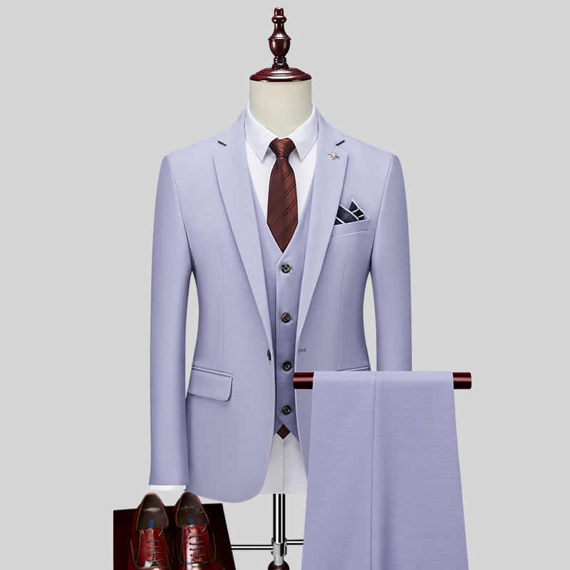 S1223Professional formal suit small suit Korean style slim fit best man groom wedding dress