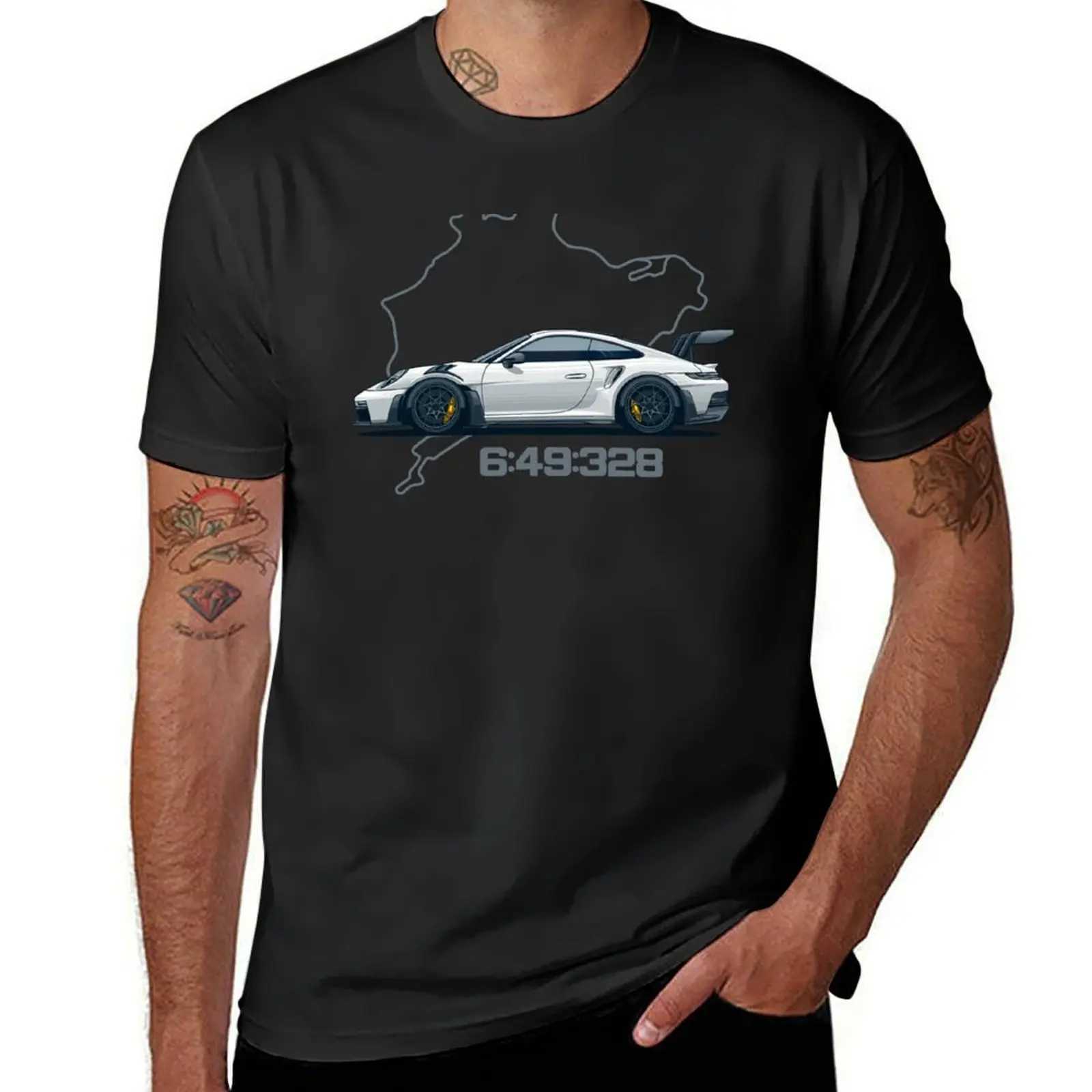 992 GT3 RS Nordschleife Mens Retro T-shirt W241223