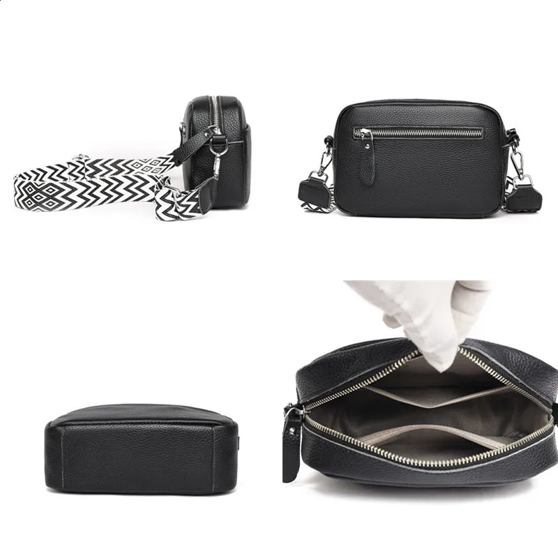 2025S New Free Shipping Designer Bag High Quality Genuine Women Crossbody Shoulder Bags Solid Color Cow Leather Handbag Female Messenger Tote Sac