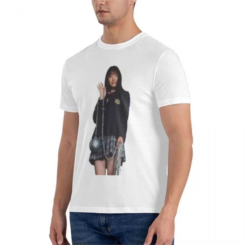 Brand Mens Cotton T-shirt Gogo Yubari Classic Mens Pure Cotton T-shirt W241223