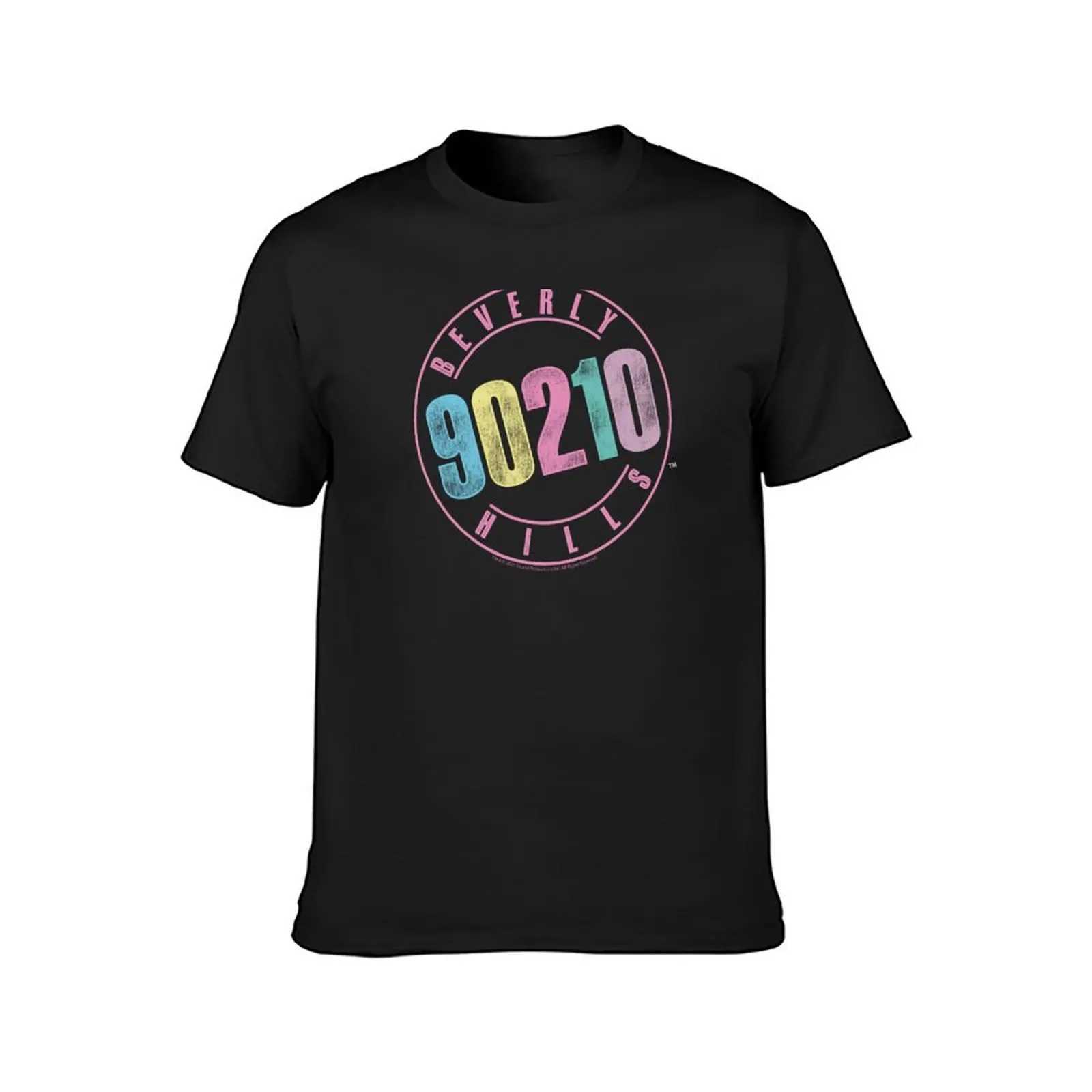Beverly Hills 9020 Retro Pastel Retro T-shirt Kavay Dress Flat Top Mens Flat Top T-shirt W241223