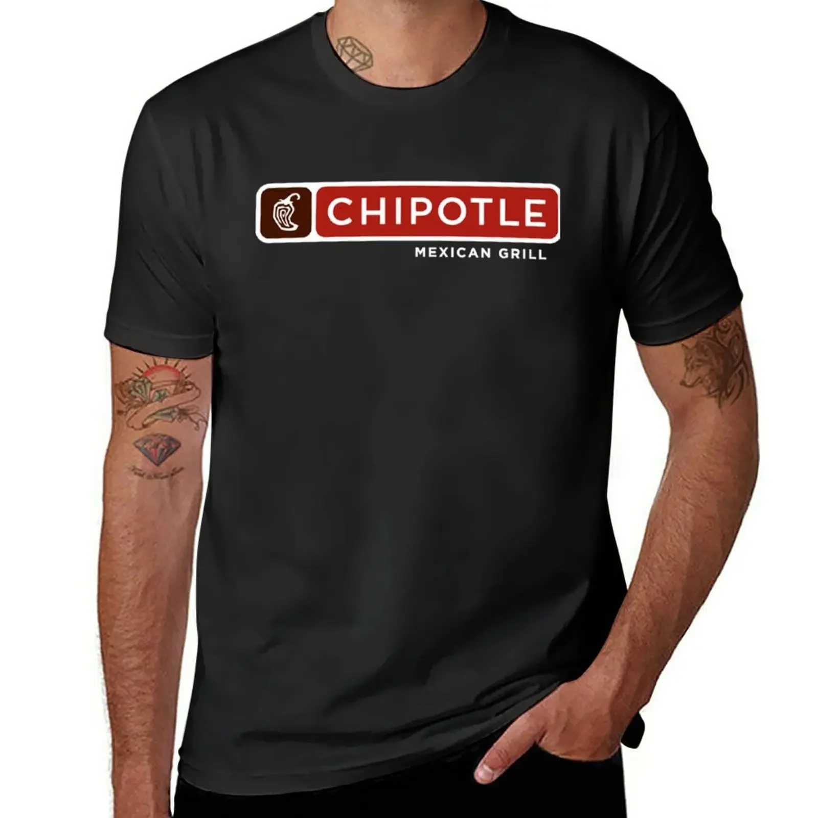 The new Chipotle grill is suitable for fan T-shirts shirts plain T-shirts and mens clothing W241223