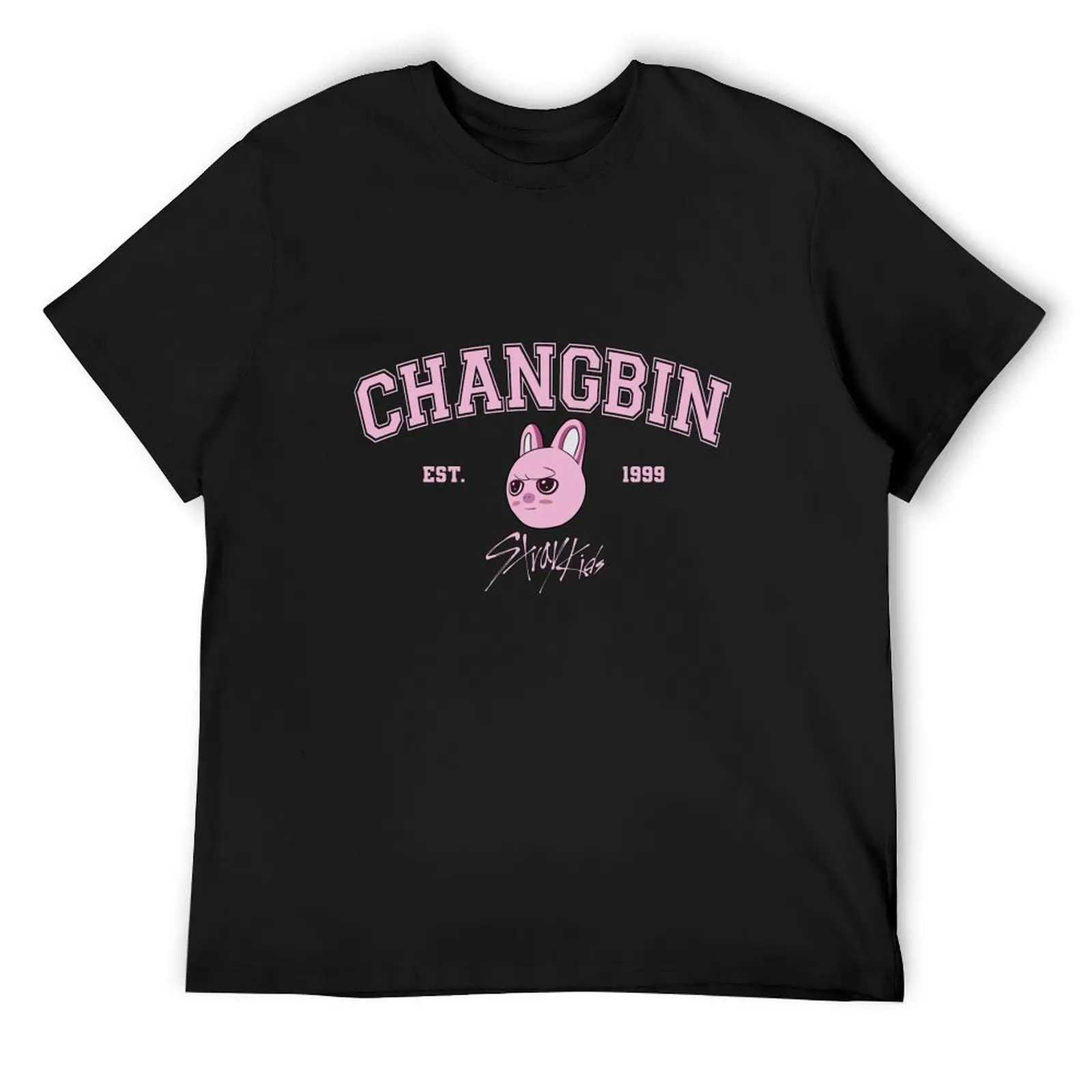 Zhang Bin Cute Member T-shirt Pure Anime Character Mens T-shirt Mens W241223