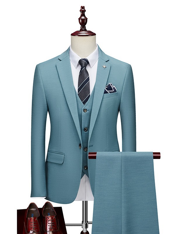 S1223Professional formal suit small suit Korean style slim fit best man groom wedding dress