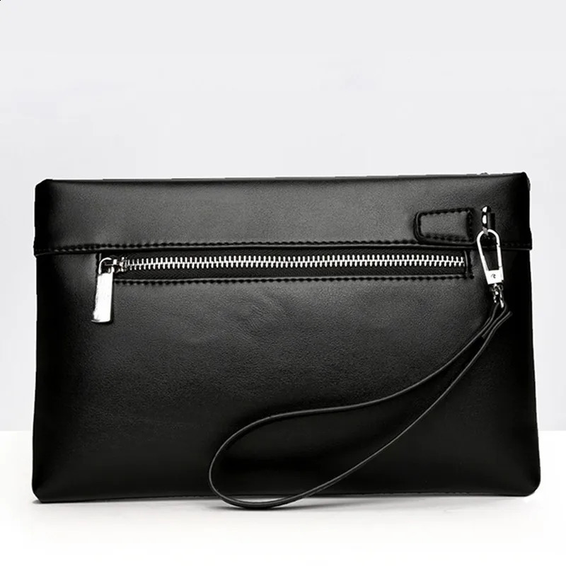 Bag For Men Fashion Solid Color Large Capacity Mens Handbag Wallet Card Bag Bolso Hombre Clutch Wallet For Men Bolso Hombre 241224