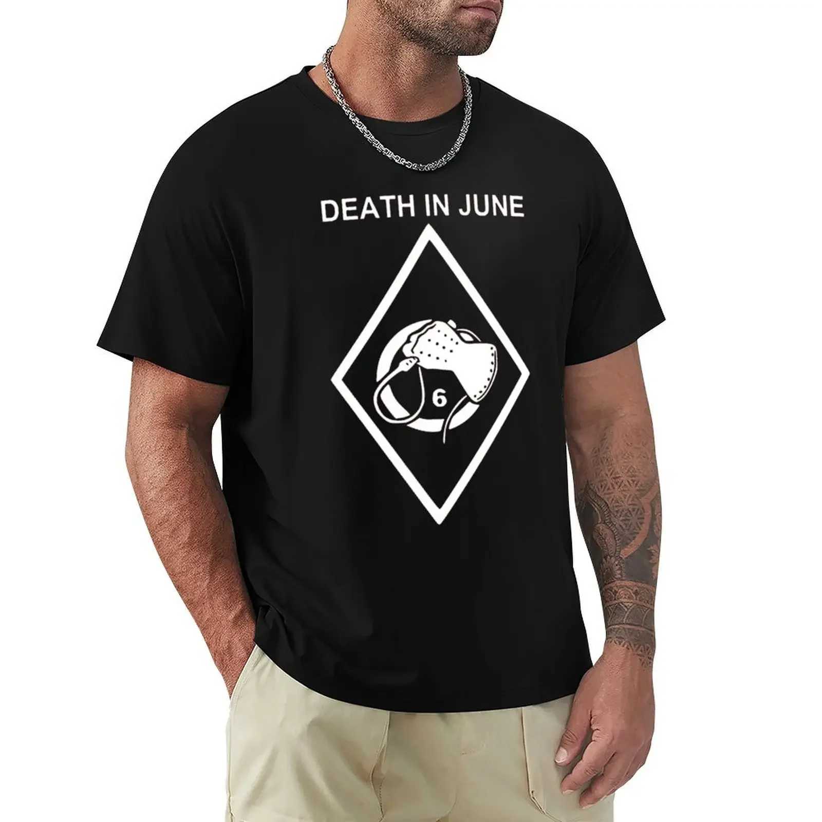 Sublime tops shirt plain black t-shirt mens death June TS Bauhaus Sol Invictus Neofolk t-shirt harajuku graphic t-shirt T-shirt W241223