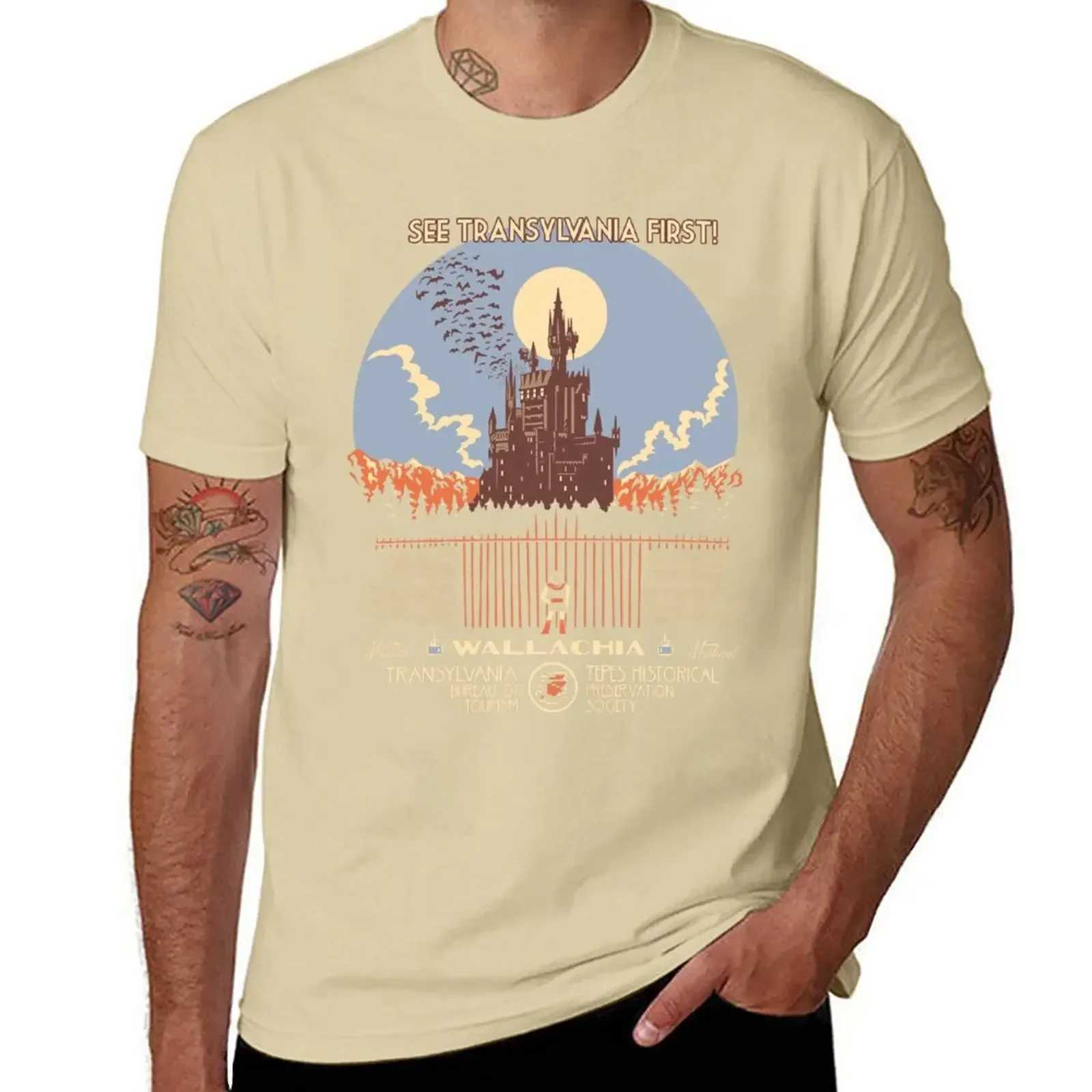 New to Castlevania First! T-shirt for sports enthusiasts cute clothes plain weave T-shirt mens A-Team short sleeved T-shirt W241223