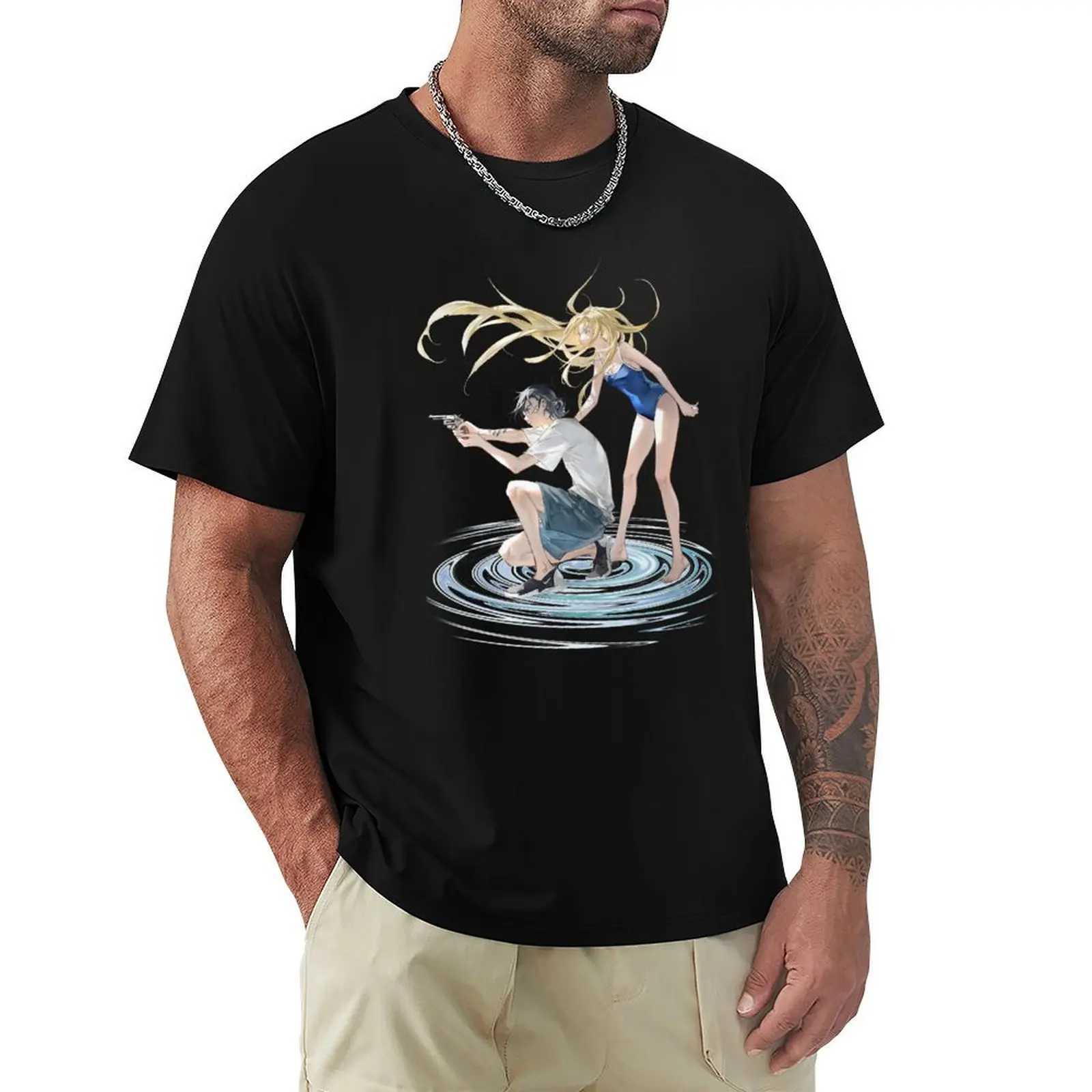 Summertime Render Sandy Shores T-shirt Aesthetic Plain Street Clothing Mens Heavy Duty T-shirt W241223