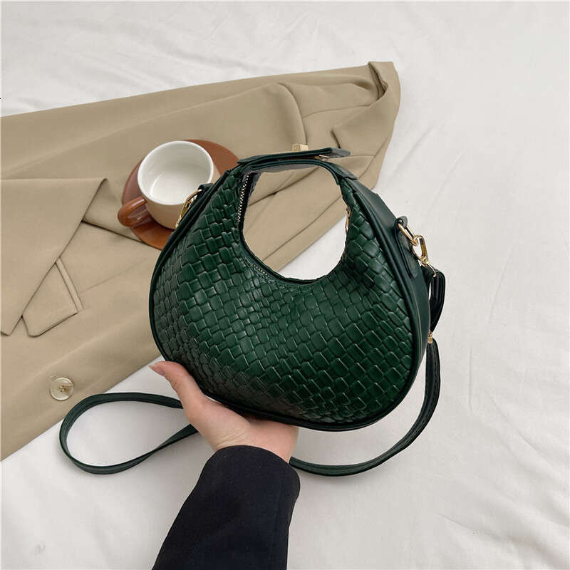 Women's Bags Handbag Women's Premium Shoulder New Fashion Niche Design Messenger Simple Style Female Woven Hobo Bag