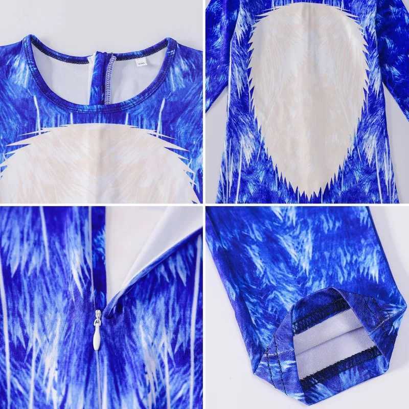 Cosplay Halloween Childrens Costume Sonic Sonik Sonic Jumpsuit Cosplay Anime Role-playing Suit S2412241