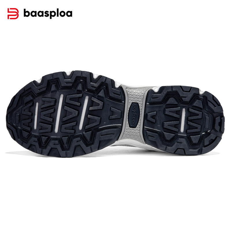 Baasploa Women Running Shoes New Fashion Mesh Lace Up Sports Tennis Shoes Female Casual Lightweight Breathable Shoes