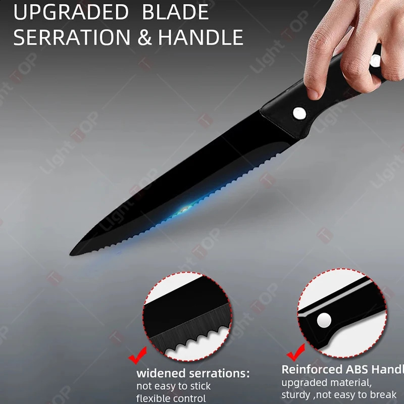 Stainless steel bread knife professional kitchen knife steak knife 241223