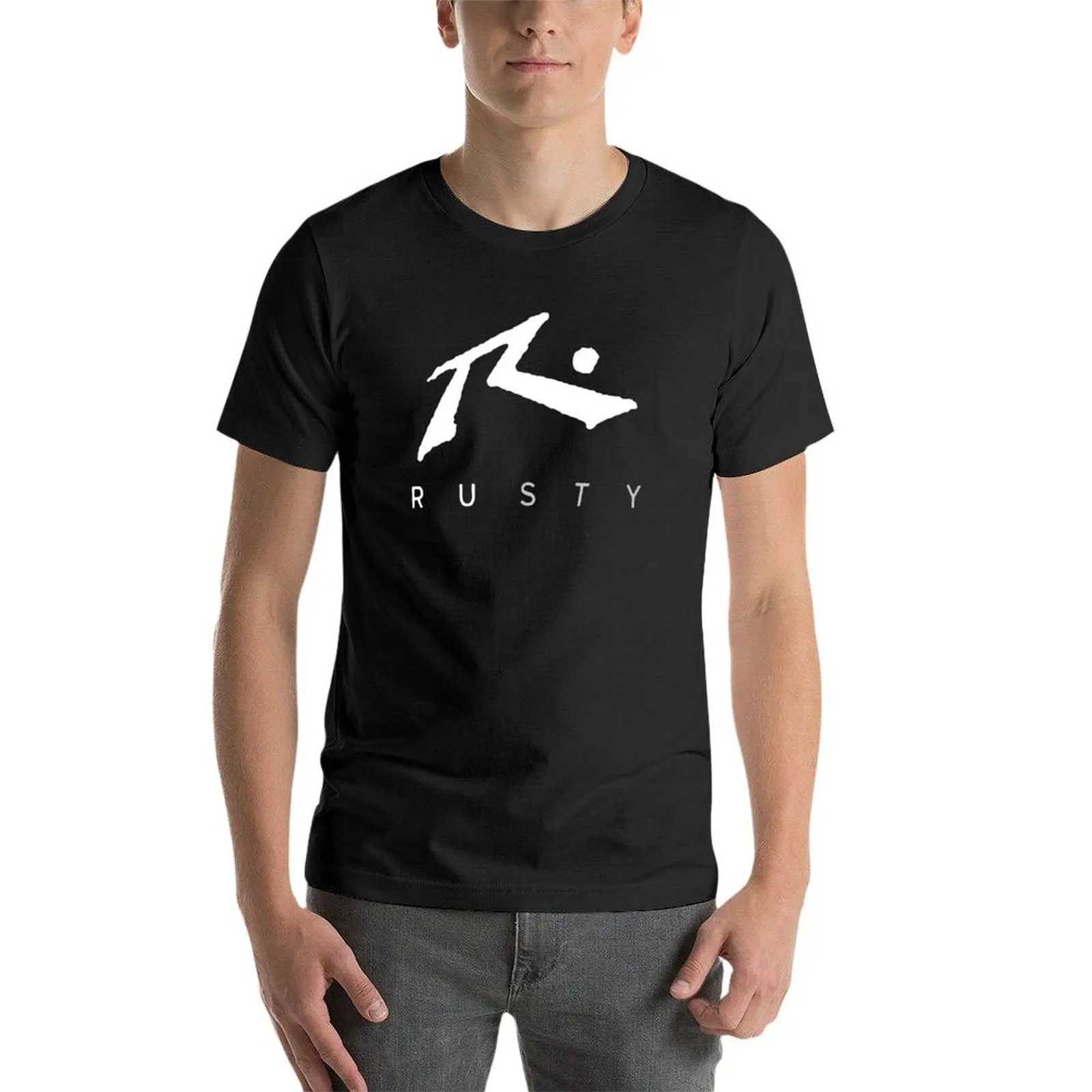 - Giant best-selling Merch T-shirt plain weave shirt summer top KAWaii clothing slim fit mens T-shirt W241223