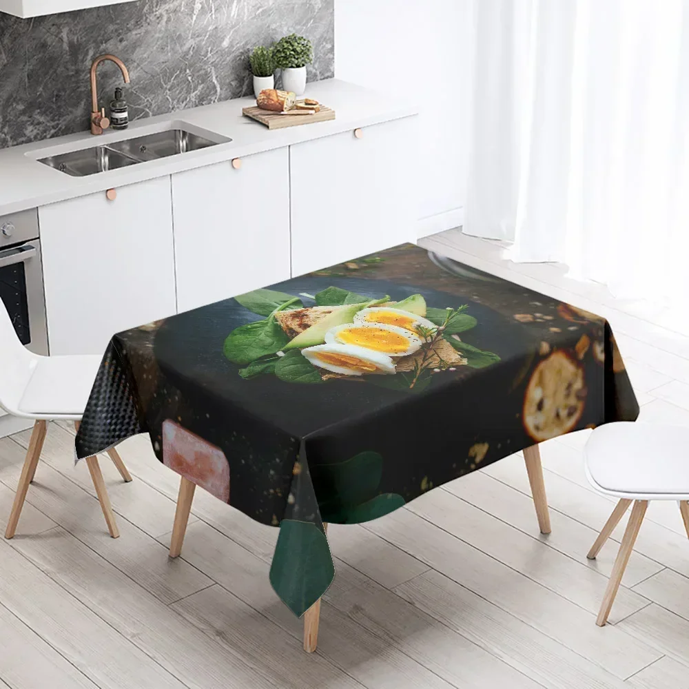 Mysterious Texture Printed Tablecloth Home Decor Rectangular Party Anti-Fouling Dustproof Cloth 2022 November-2