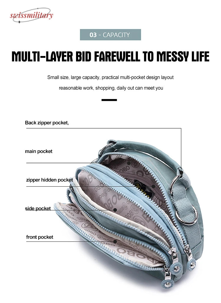2025 Girls Women Shoulder Fashion Pure Color Casual Tote Outdoor Bag Canvas Handbag Zipper Messenger Crossbody #18 swissmilitary