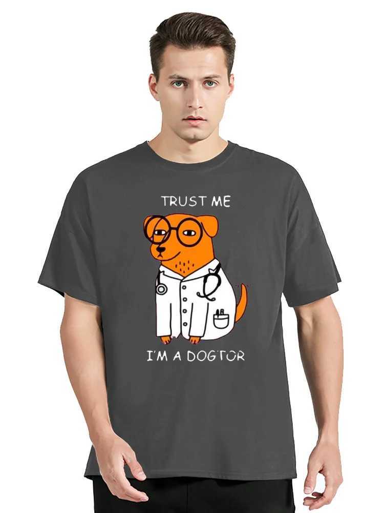 Believe me I am a doctor a student nurse a T-shirt girl designing your pure cotton shirt womens shirt W241223