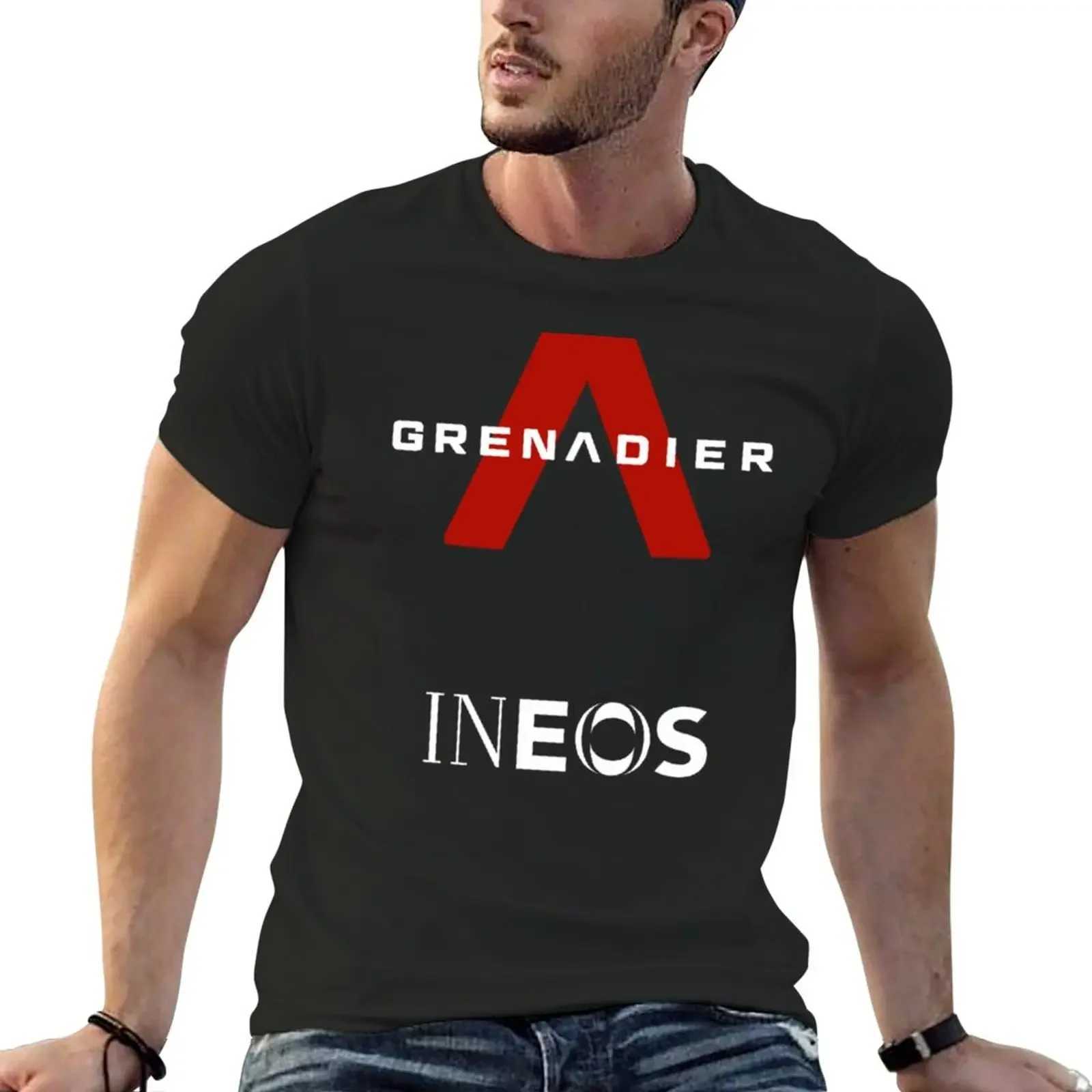 2024 Summer Fun Style New Ineos Grenadier Cycling Team T-shirt Mens Customized Black T-shirt W241223