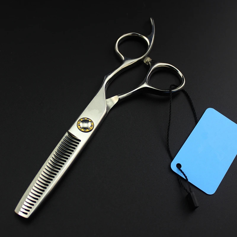 Customize japan 9cr13 steel 6 Bearing hair salon scissors set cutting barber makas Thinning shears hairdressing scissors 241224