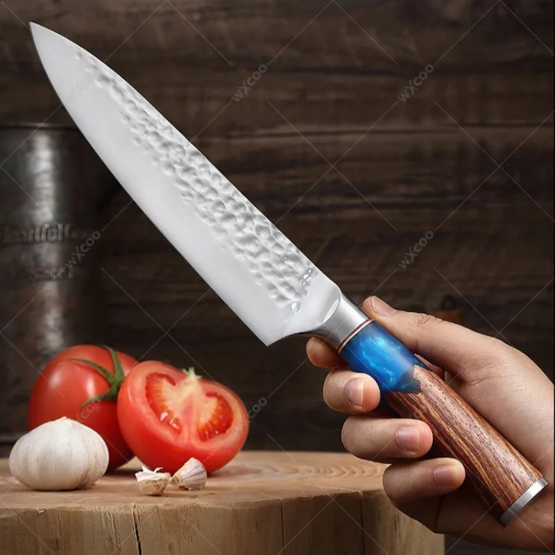 Hammer forged meat cutting knife Japanese knife professional chef knife stainless steel kitchen knife fish fillet knife with box 241224