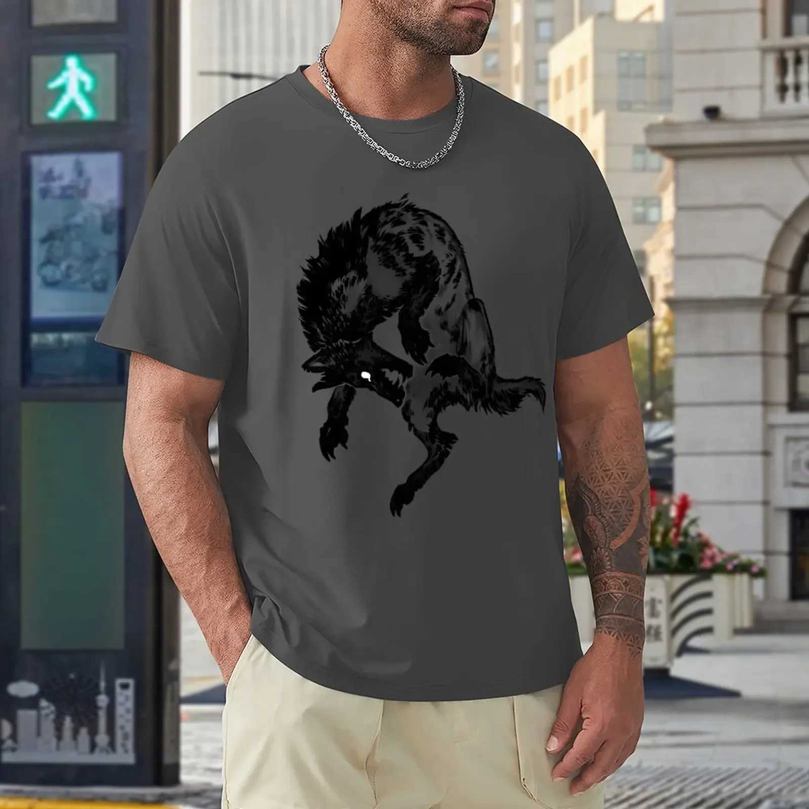 Hyena T-shirt Flat T-shirt Customized T-shirt Mens T-shirt Set W241223