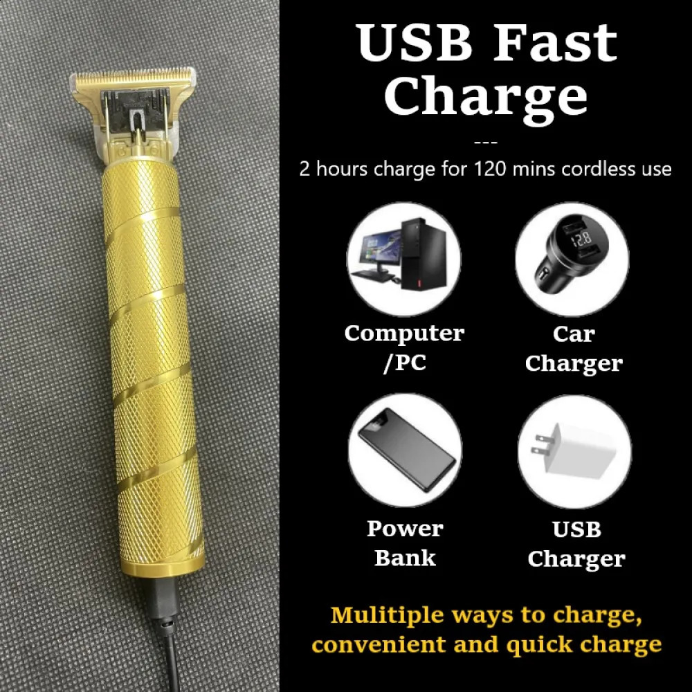 Clipper Electric Hair Trimmer for men Electric shaver professional Mens Hair cutting machine Wireless barber trimmer 241224