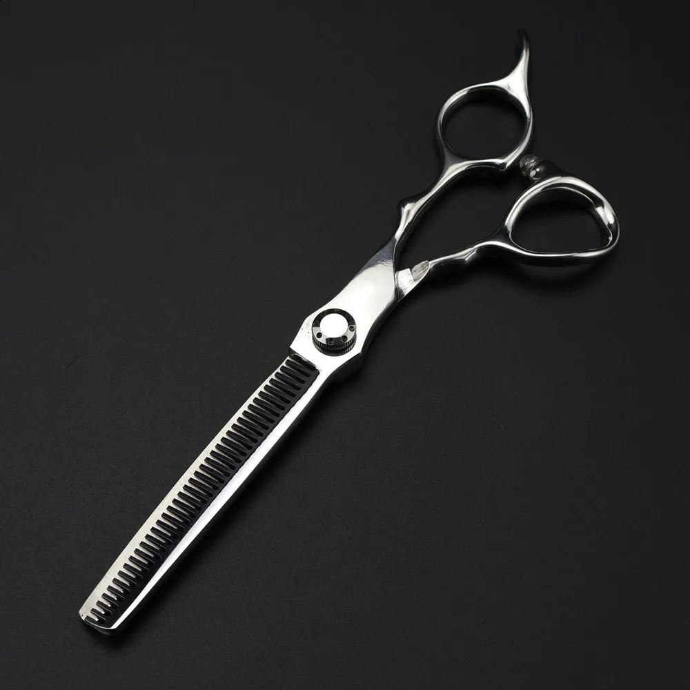 Professional Japan 440c 6.5 Upscale scissor Silver hair scissors cutting barber haircut thinning shears hairdresser scissors 241224