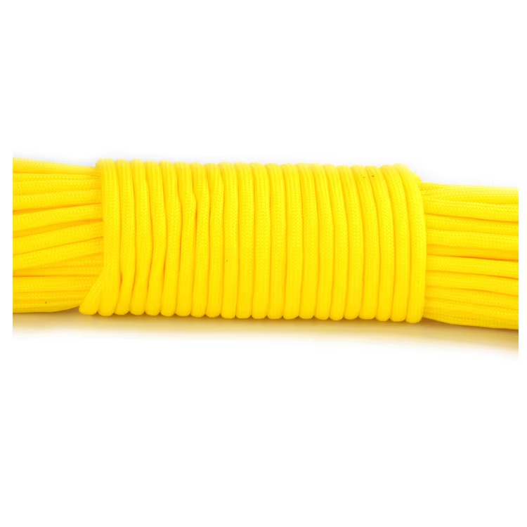 Outdoor Hiking 550 Paracord Type III 4MM polyester parachute cord rope