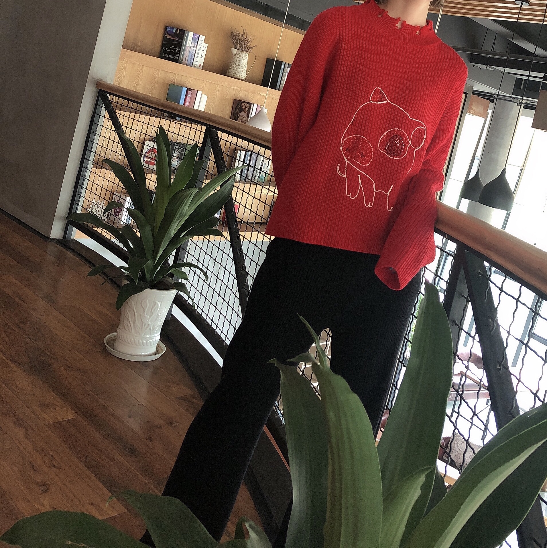 Women's Autumn Winter Wool Sweater - Slim Fit, Stylish Interior Top