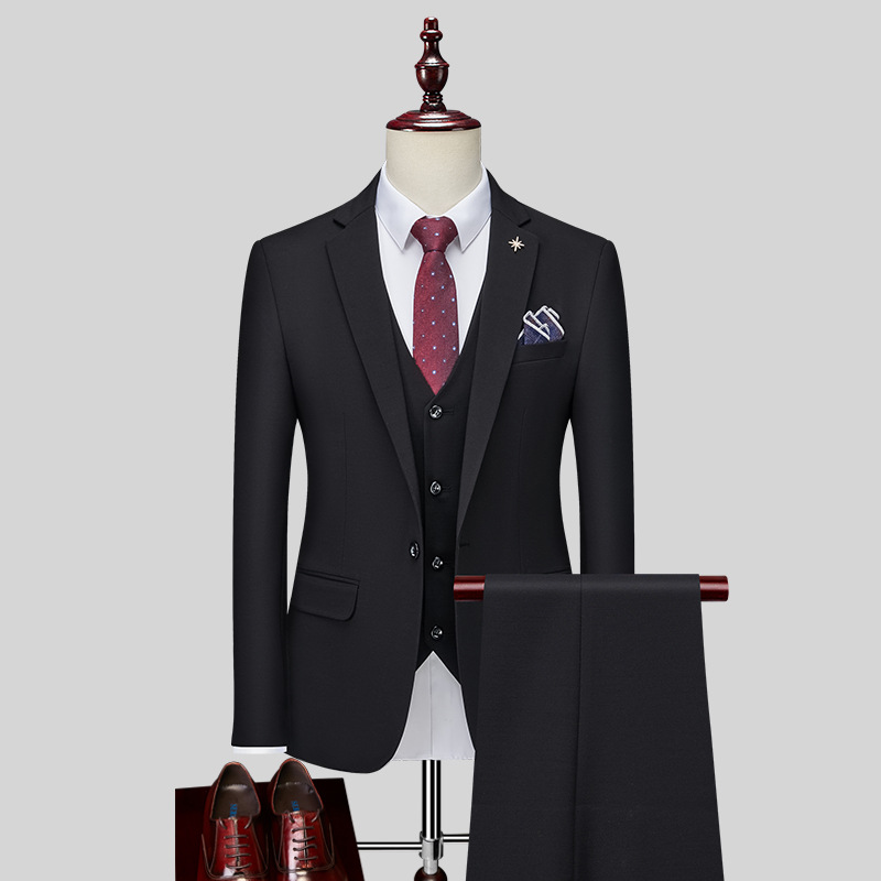 S1223Professional formal suit small suit Korean style slim fit best man groom wedding dress