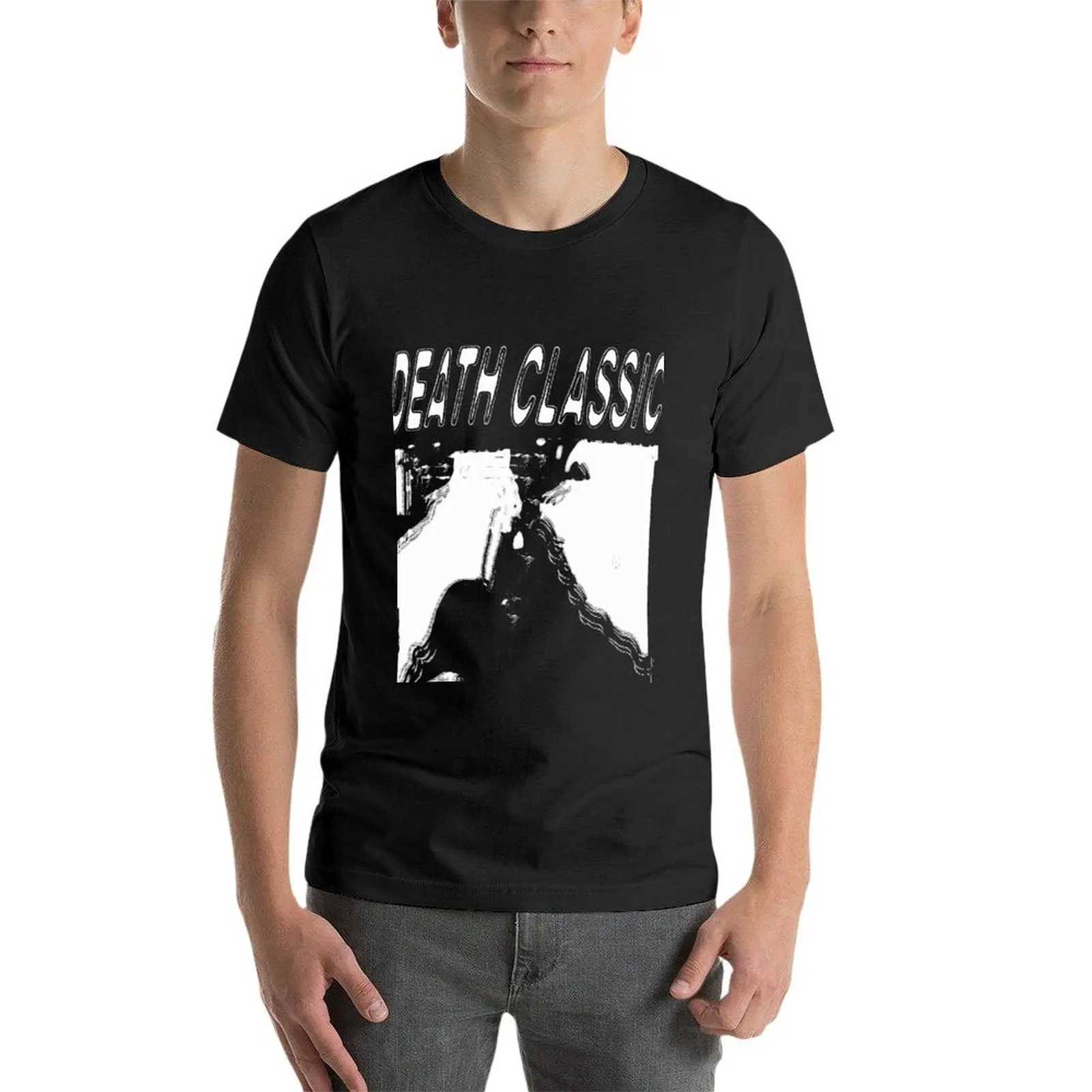 Death Classic (- Death Grip) Summer T-shirt Top Quick Drying Customized Retro Solid Color Mens T-shirt W241223
