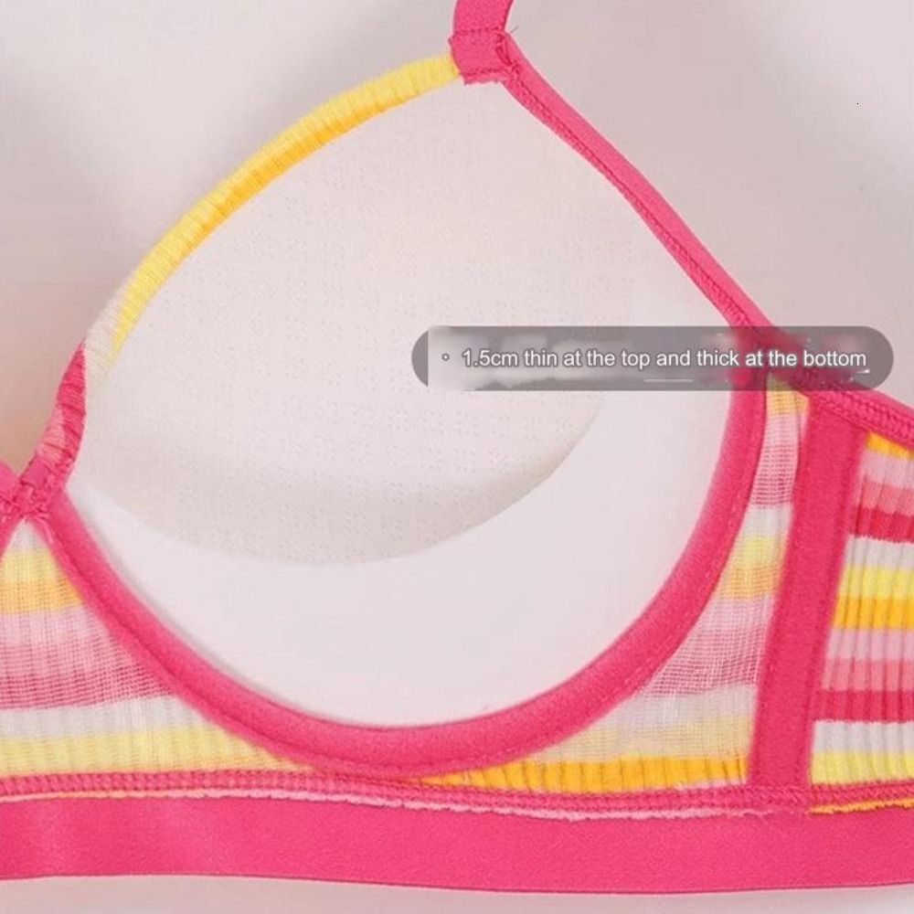 Sexy Dopamine Wireless Bra 3/4 Cup Comfortable Women Underwear Push Up Colorful Tube Top