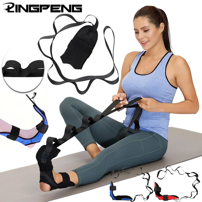 Yoga Stretching Band Segmented Adjustment Assisted With Foot Rehabilitation Training Leg and 241216