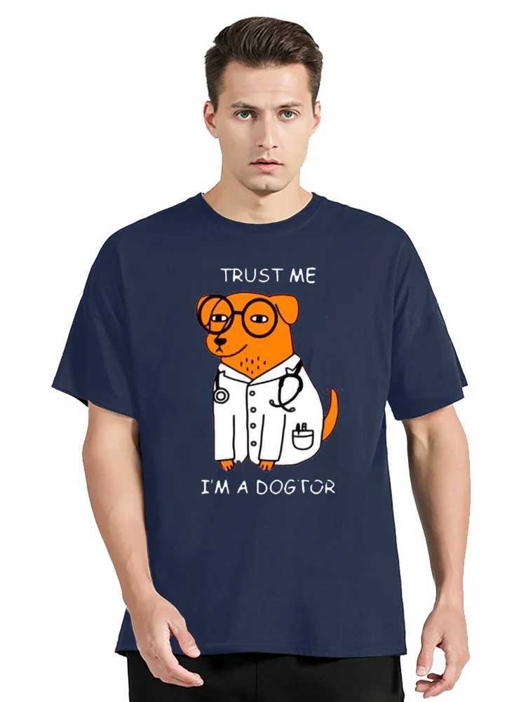 Believe me I am a doctor a student nurse a T-shirt girl designing your pure cotton shirt womens shirt W241223