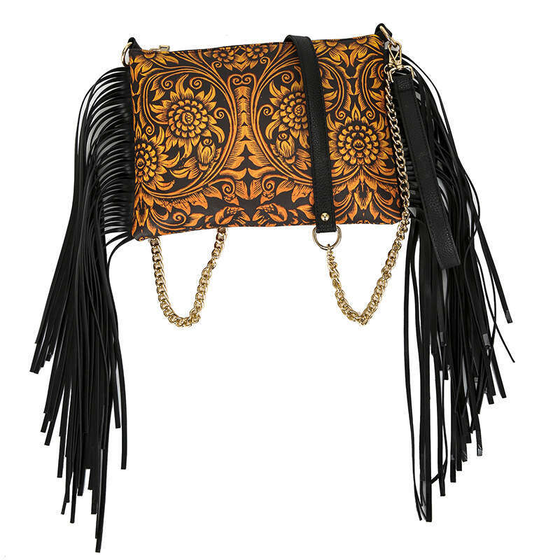 Women's Bags Handbag New Women's Shoulder Small Square Tassel Crossbody Bag, Leopard Print Bag