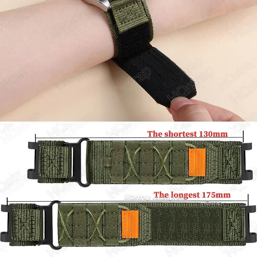 Colorful Nylon Strap for T92 Smart Watch Strap 22mm Replacement Wristband for Women Men Bands Sport Bracelet Accessories 241224