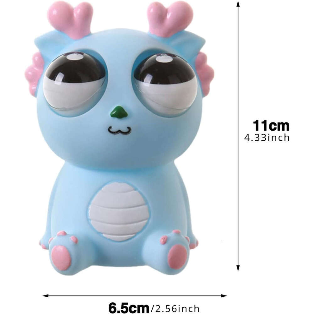 Popping Out Eyes Dragon Sensory Fidget Toys Stress Relienti-Anxiety for Kids Adult Children Autistic Squeeze Toy