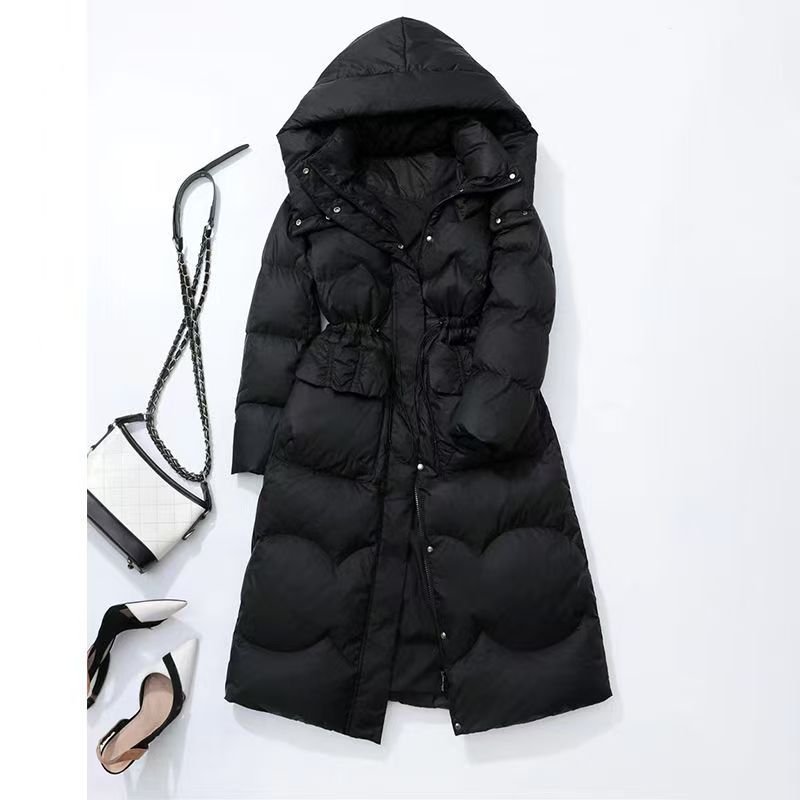 Womens Down Coats Long Jackets Fur Trench Puffy Downs Jacket Classic Woman Hooded Designer Tops Slim Windbreaker Warm Top Down Coats S-2XL